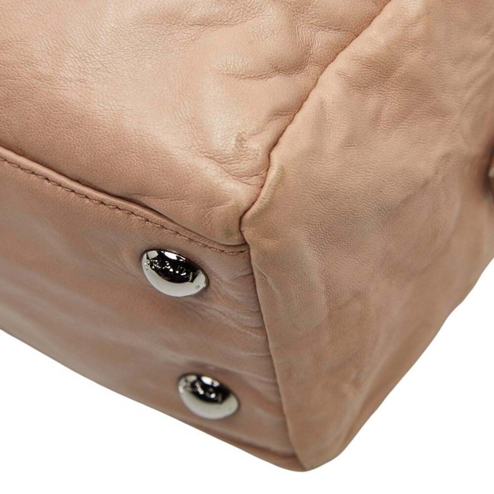 PRADA Pink Leather Shoulder Bag - Picture 6 of 13